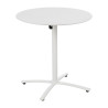 Mesa Auxiliar Plegable Blanco 70 x 70 x 72 cm
