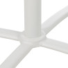 Mesa Auxiliar Plegable Blanco 70 x 70 x 72 cm