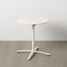 Mesa Auxiliar Plegable Blanco 70 x 70 x 72 cm