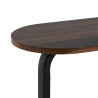 Mesita Auxiliar Marrón Negro 50 x 26 x 61 cm