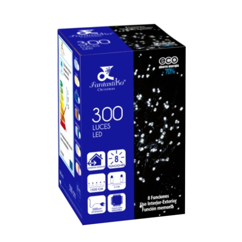 Guirnalda de Luces LED Blanco 19,5 X 13 X 9,5 CM Guirnalda de Luces LED Blanco 19,5 X 13 X 9,5 CM