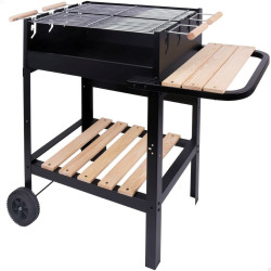 Barbacoa de Carbón con Ruedas Aktive Metal esmaltado 100,5 x 88,5 x 4