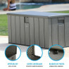 Arcón de Exterior Lifetime Marrón 570 L 150 x 69 x 72 cm Acero Plás