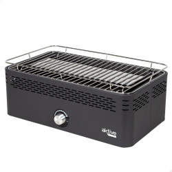 Barbacoa de Carbón sin Humo Portátil Aktive Acero Inoxidable Hierro