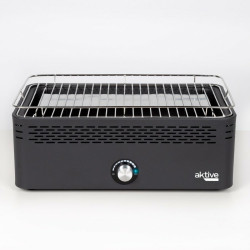 Barbacoa de Carbón sin Humo Portátil Aktive Acero Inoxidable Hierro