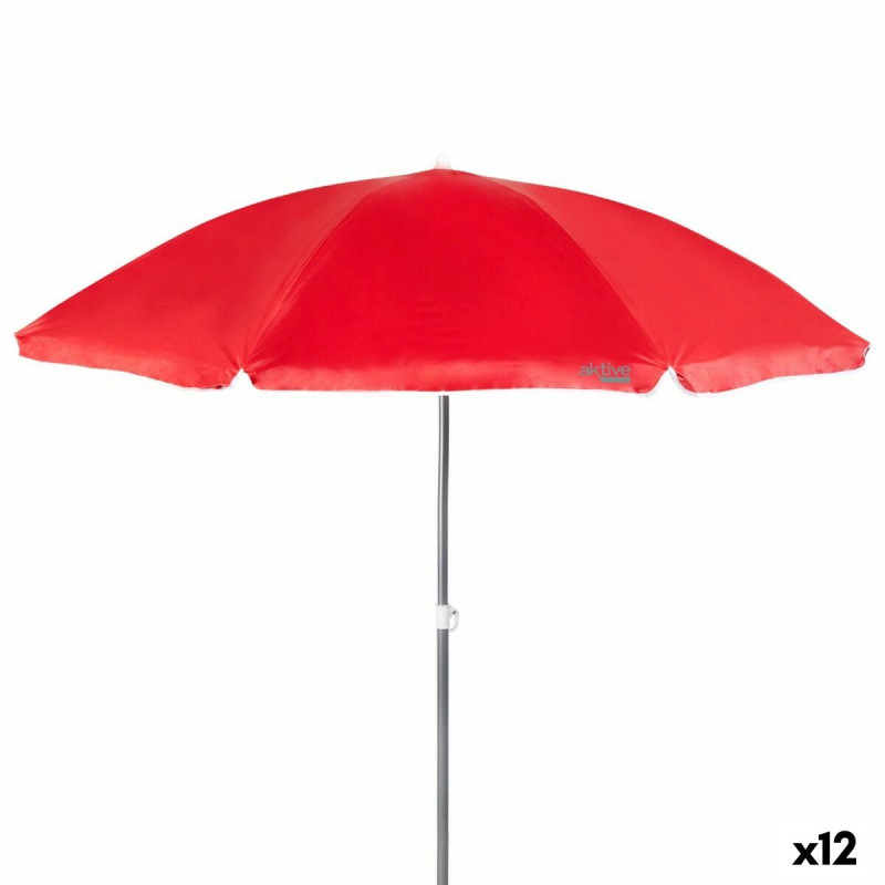 Sombrilla Aktive 180 x 193 x 180 cm 180 x 196 x 180 cm (12 Unidades) Sombrilla Aktive 180 x 193 x 180 cm 180 x 196 x 180 cm (12 Unidades)
