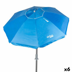 Sombrilla Aktive Azul Poliéster Aluminio 200 x 205 x 200 cm (6 Unidad