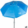 Sombrilla Aktive Azul Poliéster Aluminio 220 x 225 x 220 cm (6 Unidad