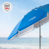 Sombrilla Aktive Azul Poliéster Aluminio 220 x 225 x 220 cm (6 Unidad