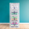 Caja apilable para zapatos Max Home Blanco 6 Unidades Polipropileno AB