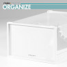Caja apilable para zapatos Max Home Blanco 6 Unidades Polipropileno AB