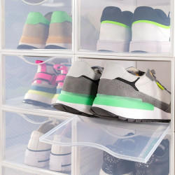 Caja apilable para zapatos Max Home Blanco 6 Unidades Polipropileno AB