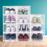 Caja apilable para zapatos Max Home Blanco 12 Unidades Polipropileno A