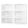 Caja apilable para zapatos Max Home Blanco 6 Unidades Polipropileno AB
