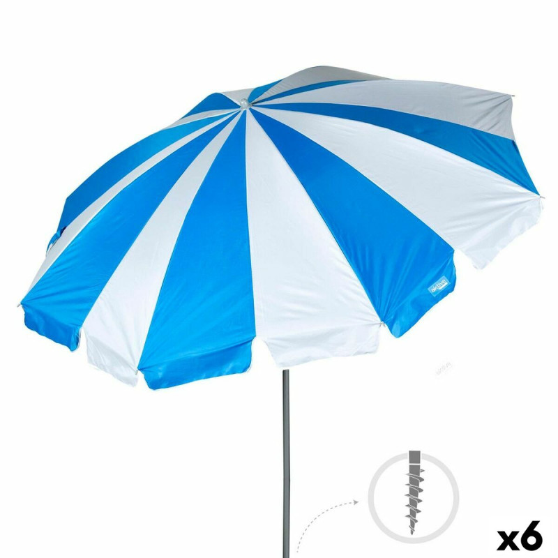 Sombrilla Aktive 200 x 210 x 200 cm (6 Unidades) Sombrilla Aktive 200 x 210 x 200 cm (6 Unidades)