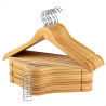 Juego de Perchas Max Home Natural Madera Acero 44,5 x 23 x 1 cm 20 Pie