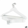 Juego de Perchas Max Home Blanco Madera Acero 44,5 x 23 x 1 cm 10 Piez