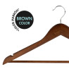 Juego de Perchas Max Home Marrón Madera Acero 44,5 x 23 x 1 cm 20 Pie