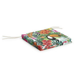 Cojín para sillas Belum 0120-397 Multicolor 40 x 5 x 40 cm Tucán