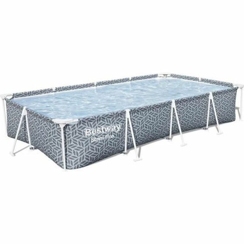 Piscina Hinchable Bestway Steel Pro Azul Gris Piscina Hinchable Bestway Steel Pro Azul Gris