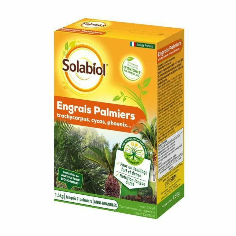 Fertilizante para plantas Solabiol SOPALMY15 1,5 Kg Fertilizante para plantas Solabiol SOPALMY15 1,5 Kg
