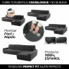 Funda para chaise longue de brazo largo derecho Sofaskins NIAGARA 210
