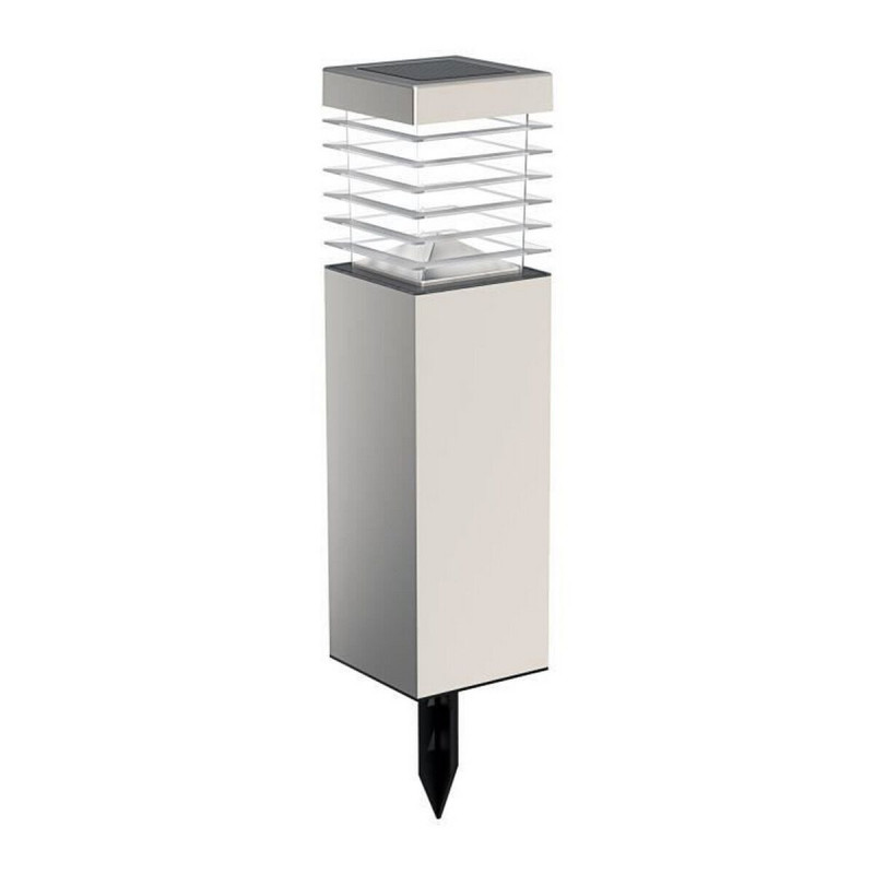 Lámpara solar Galix Sergioro Gris Acero Inoxidable 6 W 25 lm 10 x 47, Lámpara solar Galix Sergioro Gris Acero Inoxidable 6 W 25 lm 10 x 47,