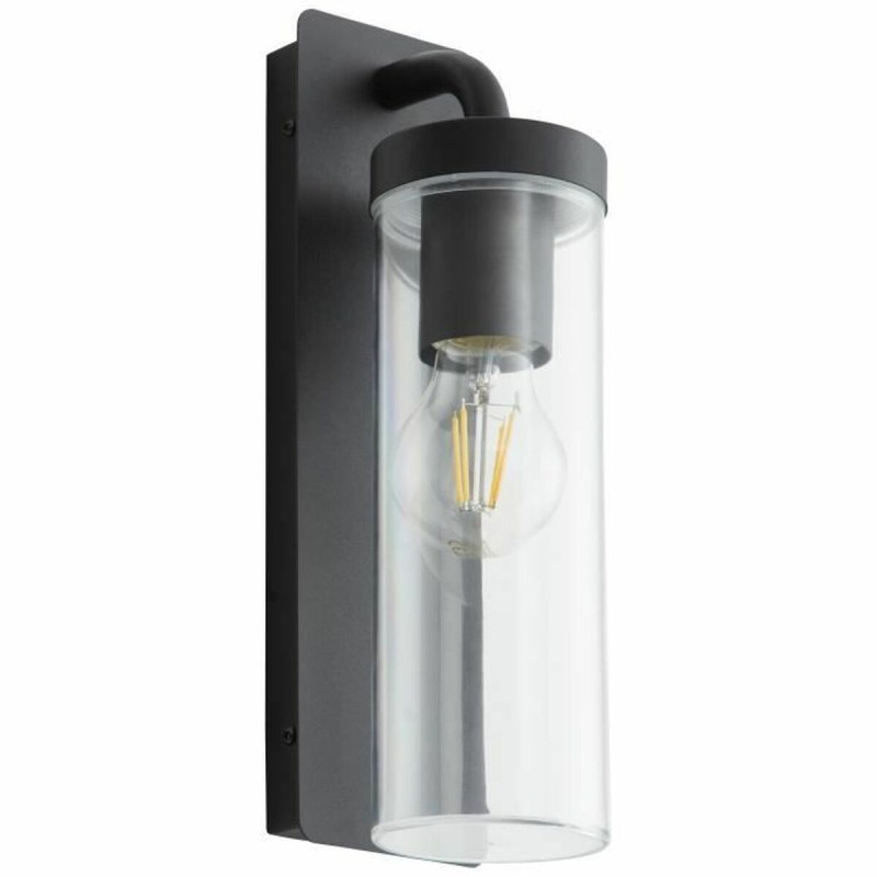 Aplique de Pared Brilliant Aosta Negro Metal Plástico 25 W E27 Aplique de Pared Brilliant Aosta Negro Metal Plástico 25 W E27