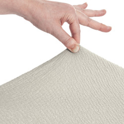 Funda para chaise longue de brazo largo izquierdo Eysa BRONX Blanco 17