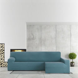 Funda para chaise longue de brazo largo derecho Eysa BRONX Verde Esmer