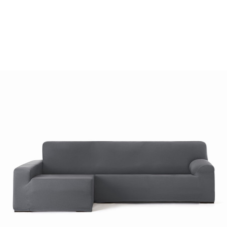 Funda para chaise longue de brazo largo izquierdo Eysa BRONX Gris oscu