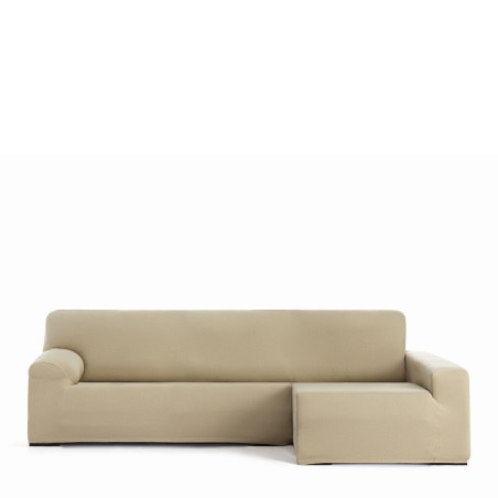 Funda para chaise longue de brazo largo derecho Eysa BRONX Beige 170 x