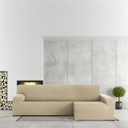Funda para chaise longue de brazo largo derecho Eysa BRONX Beige 170 x