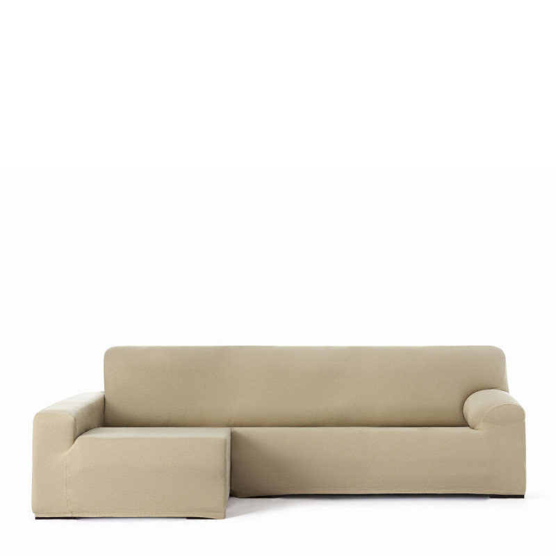 Funda para chaise longue de brazo largo izquierdo Eysa BRONX Beige 170 Funda para chaise longue de brazo largo izquierdo Eysa BRONX Beige 170