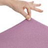 Funda para chaise longue de brazo largo derecho Eysa BRONX Rosa 170 x