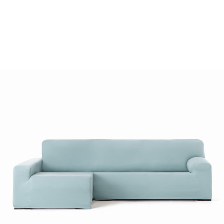 Funda para chaise longue de brazo largo izquierdo Eysa BRONX Aguamarin