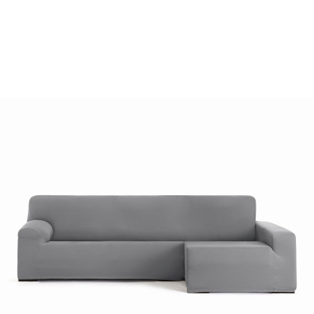 Funda para chaise longue de brazo largo derecho Eysa BRONX Gris 170 x