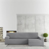 Funda para chaise longue de brazo largo derecho Eysa BRONX Gris 170 x