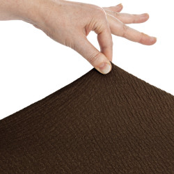 Funda para chaise longue de brazo largo derecho Eysa BRONX Marrón 170