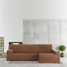 Funda para chaise longue de brazo largo derecho Eysa BRONX Marrón 170