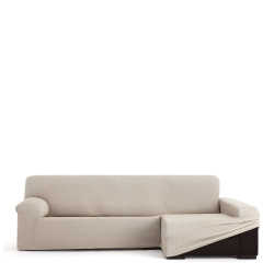 Funda para chaise longue de brazo largo derecho Eysa JAZ Beige 180 x 1