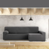 Funda para chaise longue de brazo largo derecho Eysa JAZ Gris oscuro 1