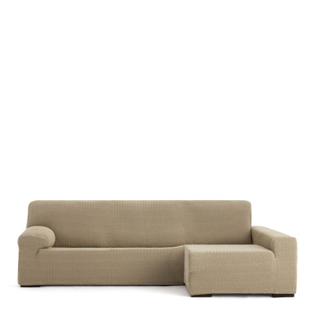 Funda para chaise longue de brazo largo derecho Eysa JAZ Beige 180 x 1