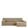 Funda para chaise longue de brazo largo derecho Eysa JAZ Beige 180 x 1