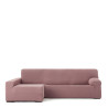 Funda para chaise longue de brazo largo izquierdo Eysa JAZ Rosa 180 x