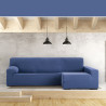 Funda para chaise longue de brazo largo derecho Eysa JAZ Azul 180 x 12