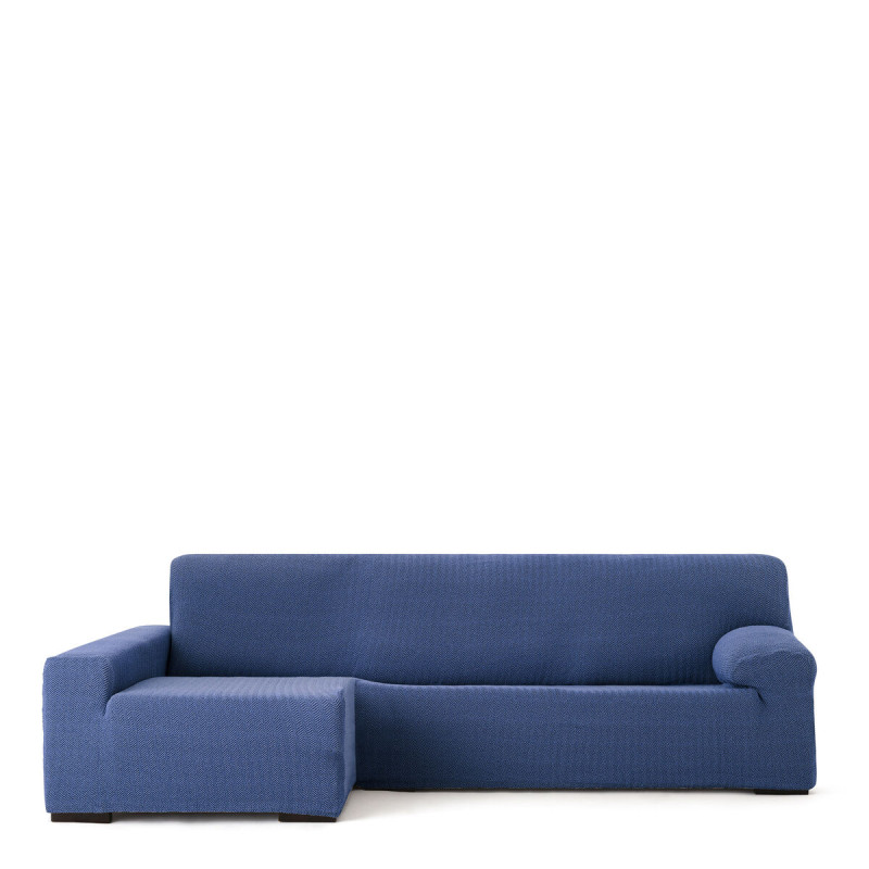 Funda para chaise longue de brazo largo izquierdo Eysa JAZ Azul 180 x Funda para chaise longue de brazo largo izquierdo Eysa JAZ Azul 180 x