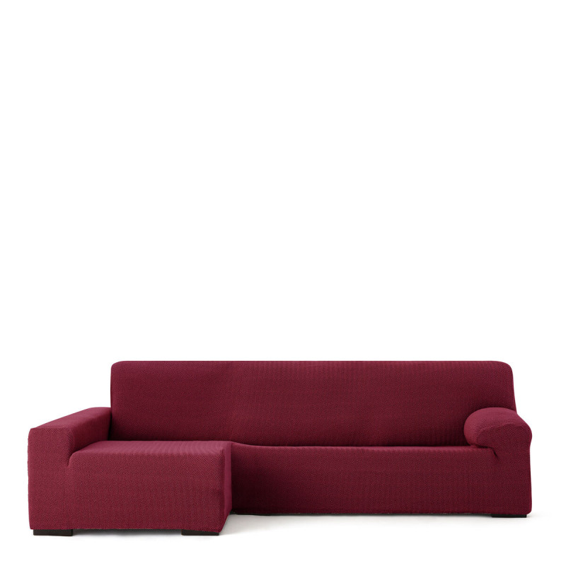 Funda para chaise longue de brazo largo izquierdo Eysa JAZ Burdeos 180 Funda para chaise longue de brazo largo izquierdo Eysa JAZ Burdeos 180
