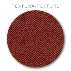Funda para chaise longue de brazo largo derecho Eysa JAZ Rojo Oscuro 1