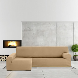 Funda para chaise longue de brazo largo izquierdo Eysa ULISES Beige Ar